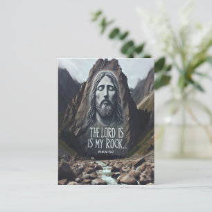 Divine Encounter: Jesus on Mountain Postcard