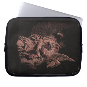 Divine Error - Techno-Goth Streetwear Design Laptop Sleeve
