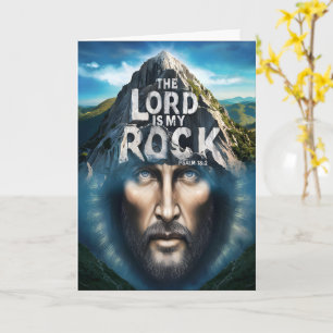Divine Faith: The Lord Is My Rock Card