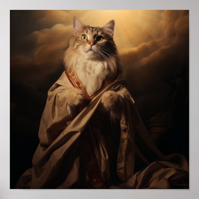 Divine Feline - The Cat of Jesus Poster"Descriptio Poster (Front)