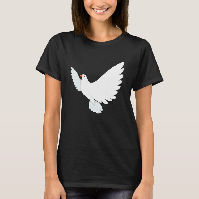 Divine Female  Peace Dove T-Shirt (Front)