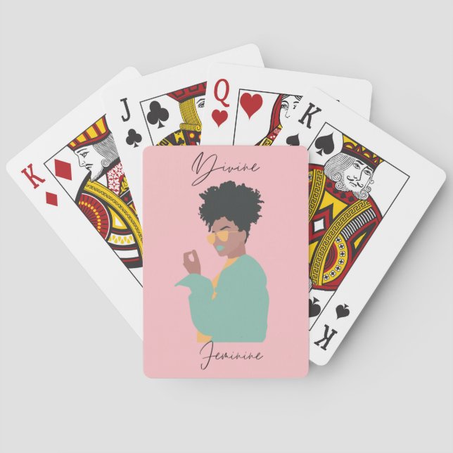 Divine Feminine Classic Playing Cards (Back)