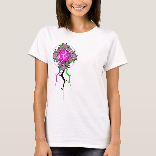 Divine Flower Crown T-Shirt (Front)