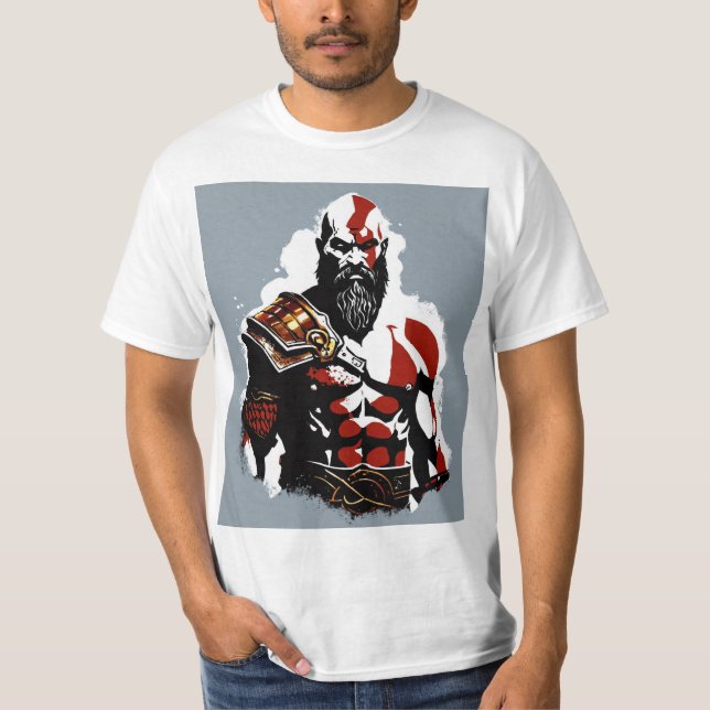 "Divine Fury: Unleash the God of War" T-Shirt (Front)