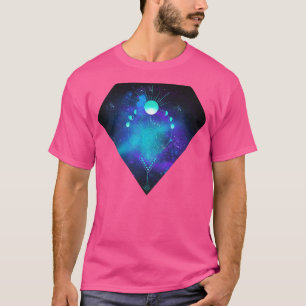 Divine Geometry Moon Phases Spirituality T-Shirt