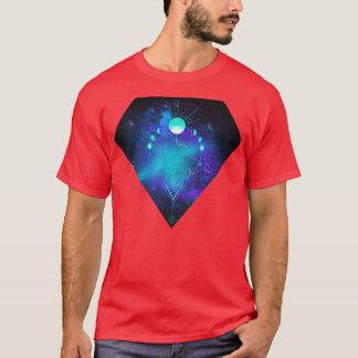 Divine Geometry Moon Phases Spirituality T-Shirt