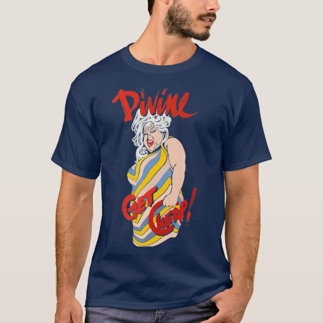 Divine Get Cheap - LGBT Drag Queen Premium T-Shirt (Front)