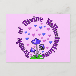 Divine Hallucination Temple Postcard