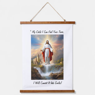 Divine Harmony: Customized Christ Wall Tapestry
