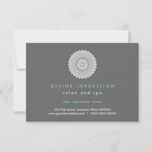 Divine Impression Blue Gift Certificate (Front)