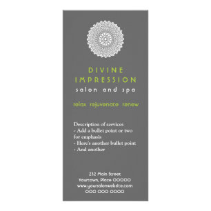 Divine Impression Green Rack Card