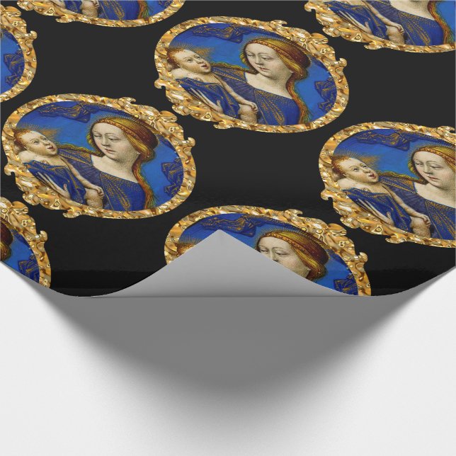 Divine Infant (Mother and Child) Wrapping Paper (Corner)