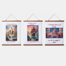 Divine Inspiration: God's Blessings Tapestry 