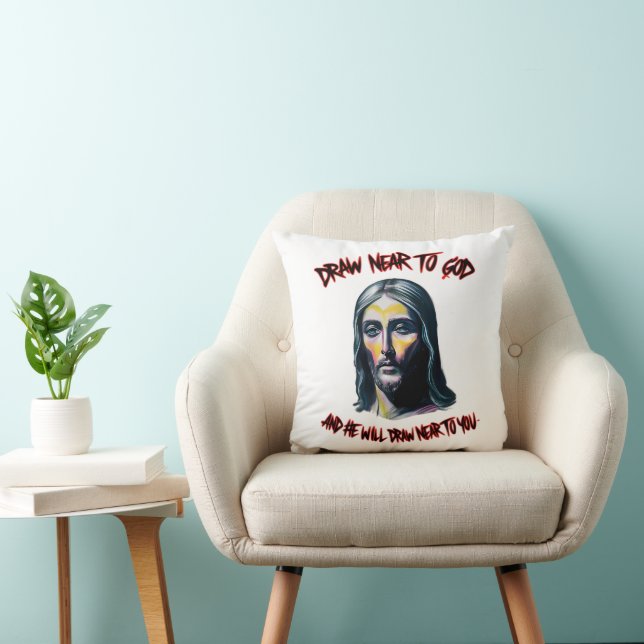Divine Invitation: Draw Near to God Cushion (Chair)