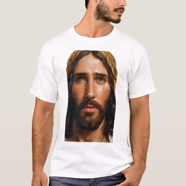 Divine Jesus Portrait T-Shirt (Front)
