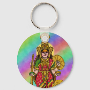 Divine Kolhapur Mahalakshmi Keychain