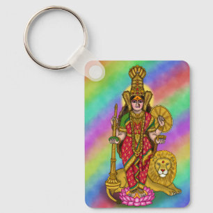 Divine Kolhapur Mahalakshmi Keychain