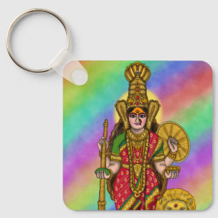 Divine Kolhapur Mahalakshmi Keychain