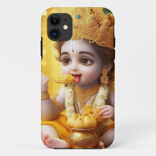  "Divine Krishna Serenity Mobile Cover" Case-Mate iPhone Case (Back)