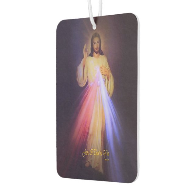 Divine Mercy Car Air Freshener (Left)