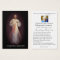 Divine Mercy Catholic Funeral Memorial Holy Card -