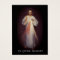 Divine Mercy Catholic Funeral Memorial Holy Card -