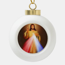 Divine Mercy Christmas Ornament