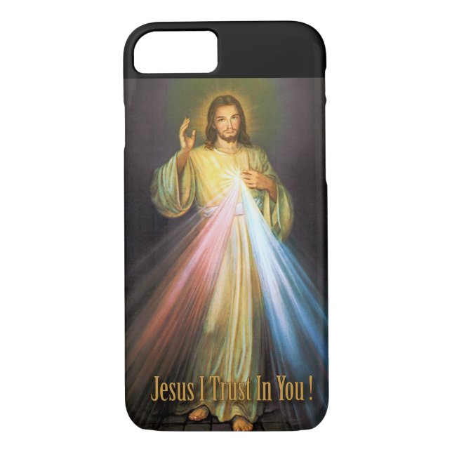 DIVINE MERCY DEVOTIONAL IMAGE Case-Mate iPhone CASE (Back)