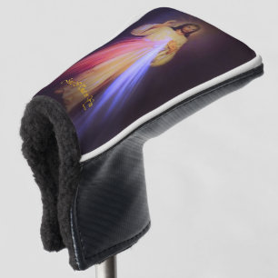 Divine Mercy Gold Golf Head Cover