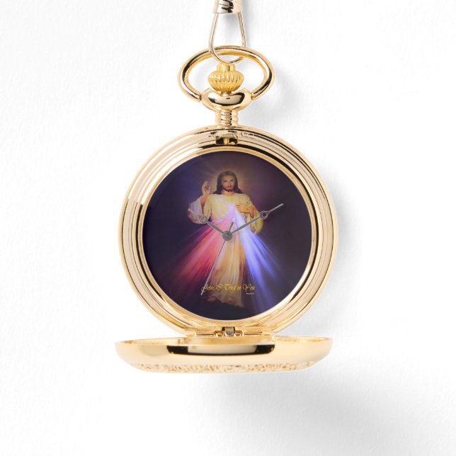 Divine Mercy Gold Watch (Front)