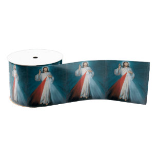 Divine Mercy Grosgrain Ribbon