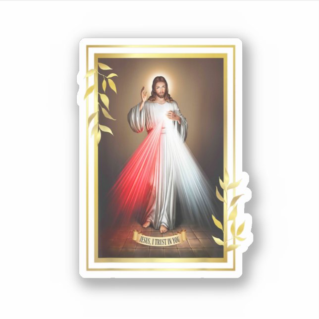 Divine Mercy Jesus Christ Jesus I Trust In You Cat (Front)