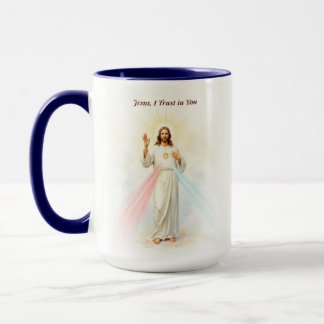 Divine Mercy Jesus I Trust in You Catholic  Mug