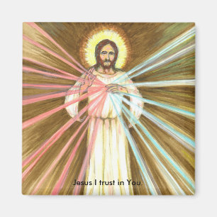 Divine Mercy-Jesus I Trust in You-Fridge Magnet