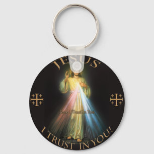 DIVINE MERCY, JESUS I TRUST IN YOU. KEY RING
