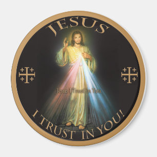 DIVINE MERCY, JESUS I TRUST IN YOU. MAGNET