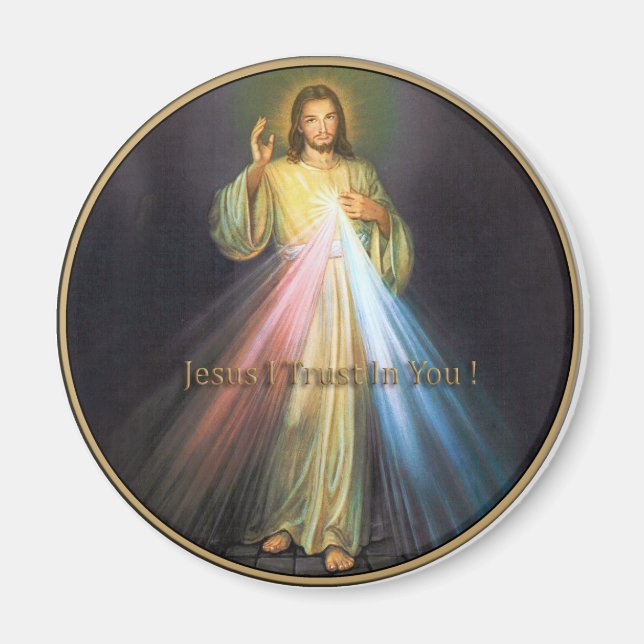 DIVINE MERCY JESUS I TRUST IN YOU MAGNET (Front)