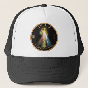 DIVINE MERCY, JESUS I TRUST IN YOU. TRUCKER HAT