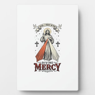 Divine Mercy Jesus I Trust in You Vintage Shirt De Plaque