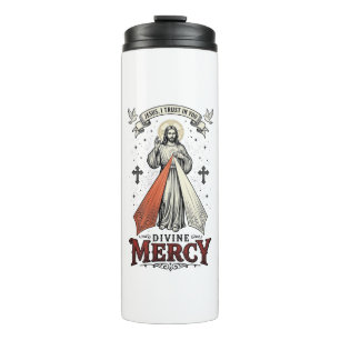 Divine Mercy Jesus I Trust in You Vintage Shirt De Thermal Tumbler