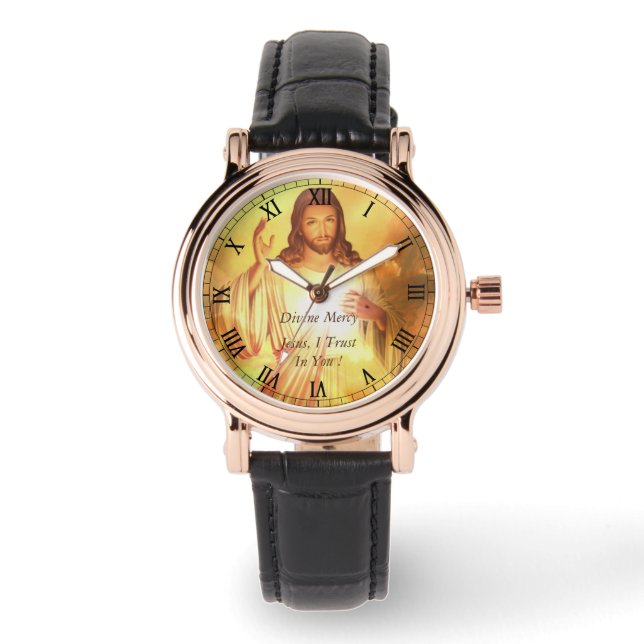 Divine Mercy Jesus, I Trust In You ! Watch (Front)