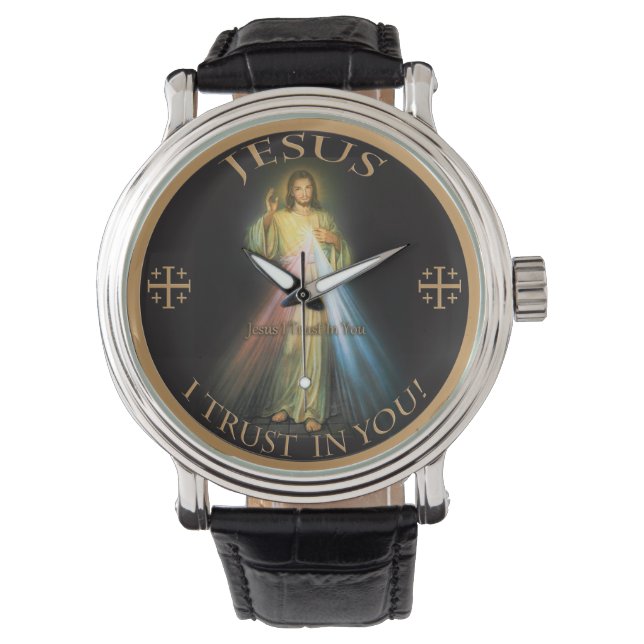 DIVINE MERCY, JESUS I TRUST IN YOU. WATCH (Front)