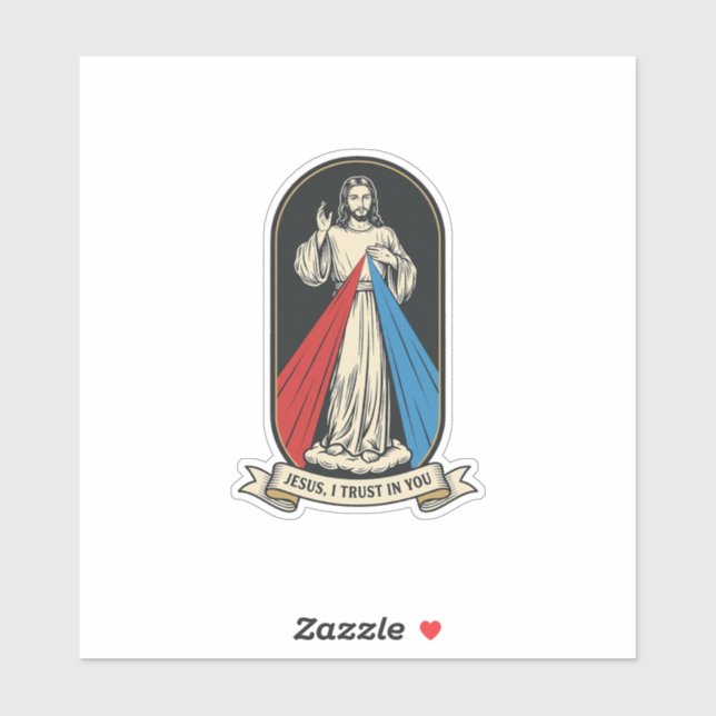 Divine Mercy Jesus Vintage (Sheet)