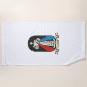 Divine Mercy Jesus Vintage Beach Towel