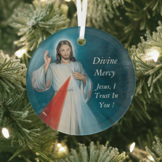 Divine Mercy Metal Ornament