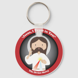 Divine Mercy of Jesus Key Ring