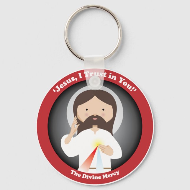 Divine Mercy of Jesus Key Ring (Front)