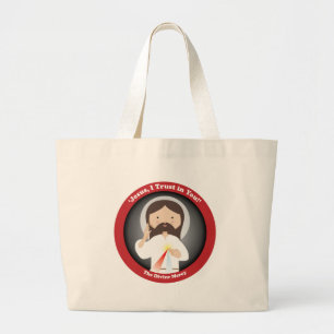 Divine Mercy of Jesus Large Tote Bag