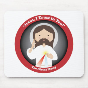 Divine Mercy of Jesus Mouse Mat