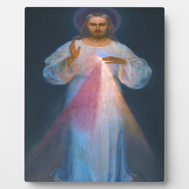 Divine Mercy Original By Kazimirowski Plaque (Front)